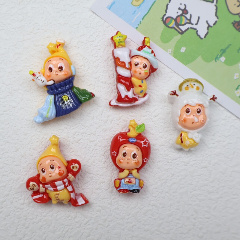 漫画 diy 樹脂アクセサリークリスマスリトルスター手作りヘアピンジュエリー携帯電話ケース靴バックルペンダント水カップ素材|undefined