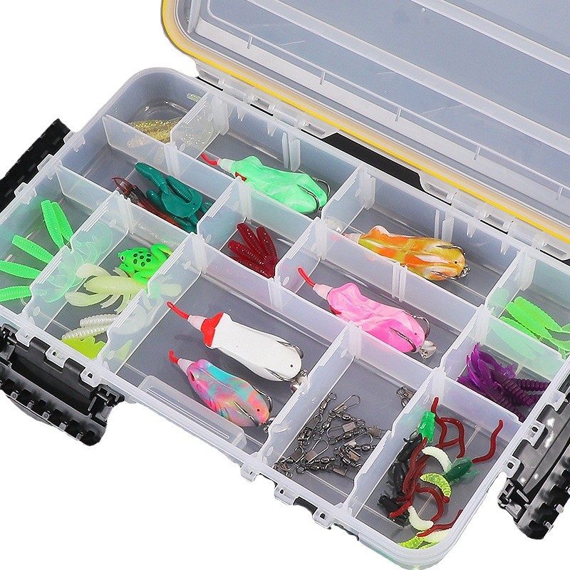 Weihe HB212 caja Luya a prueba de agua caja de inserción caja de gancho de cebo caja de accesorios de artes de pesca Weihai artes de pesca transfronteriza