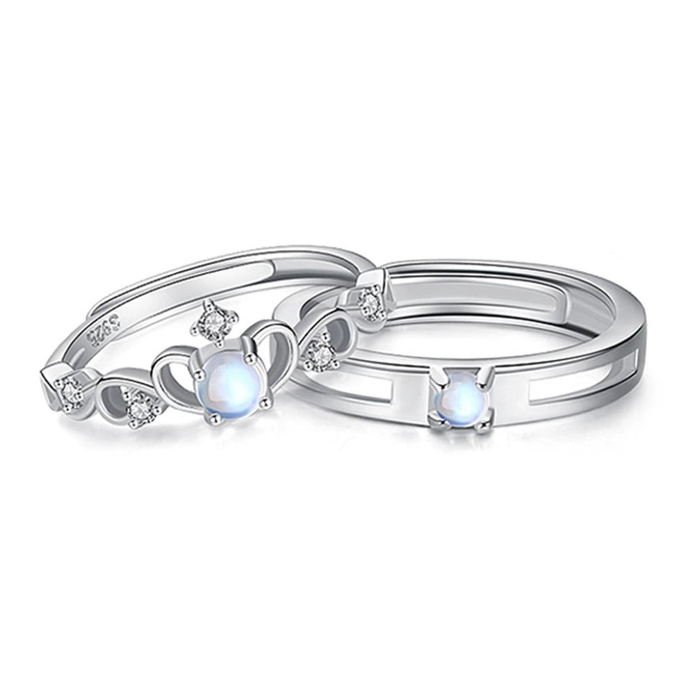 Tmall, one size ring for men and women for beloved, moonstone