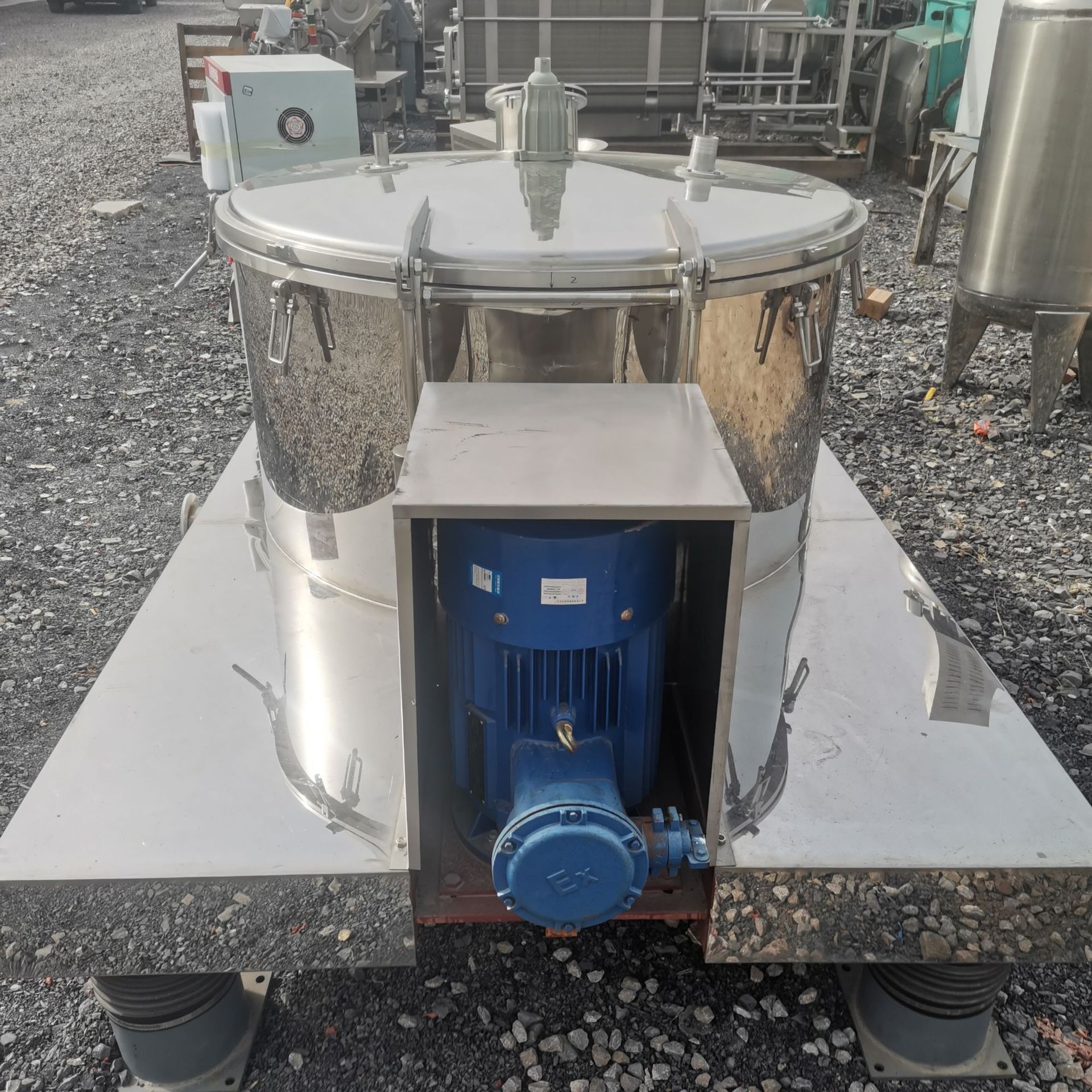 九成新500型卧式螺旋沉降离心机平板分离设备