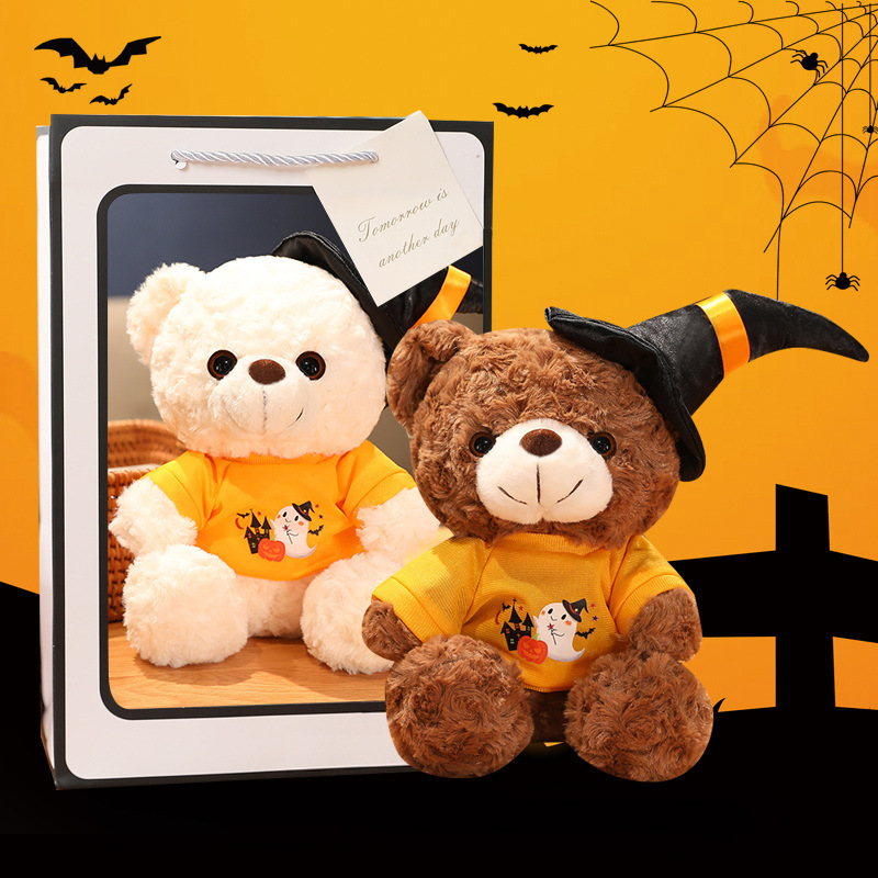国境を越えたハロウィーンの熊人形ハロウィーンの装飾品のアイデアはテディベアのぬいぐるみを責める|undefined