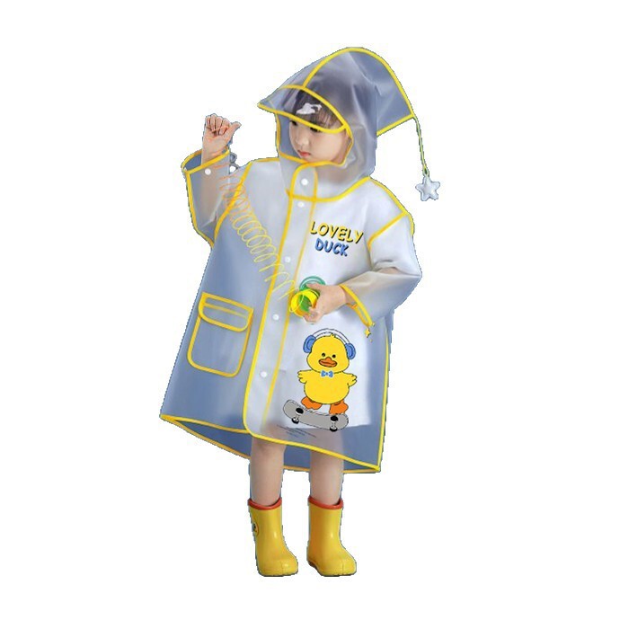 宝宝幼儿园雨衣儿童男童女童可爱卡通防水雨披全身防雨服暴雨|undefined