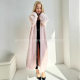 White Mink Cashmere Cardigan Sweater Mid-length Loose Lazy Style Knitted Coat Women's Autumn and Winter Bathrobe Outer Coat