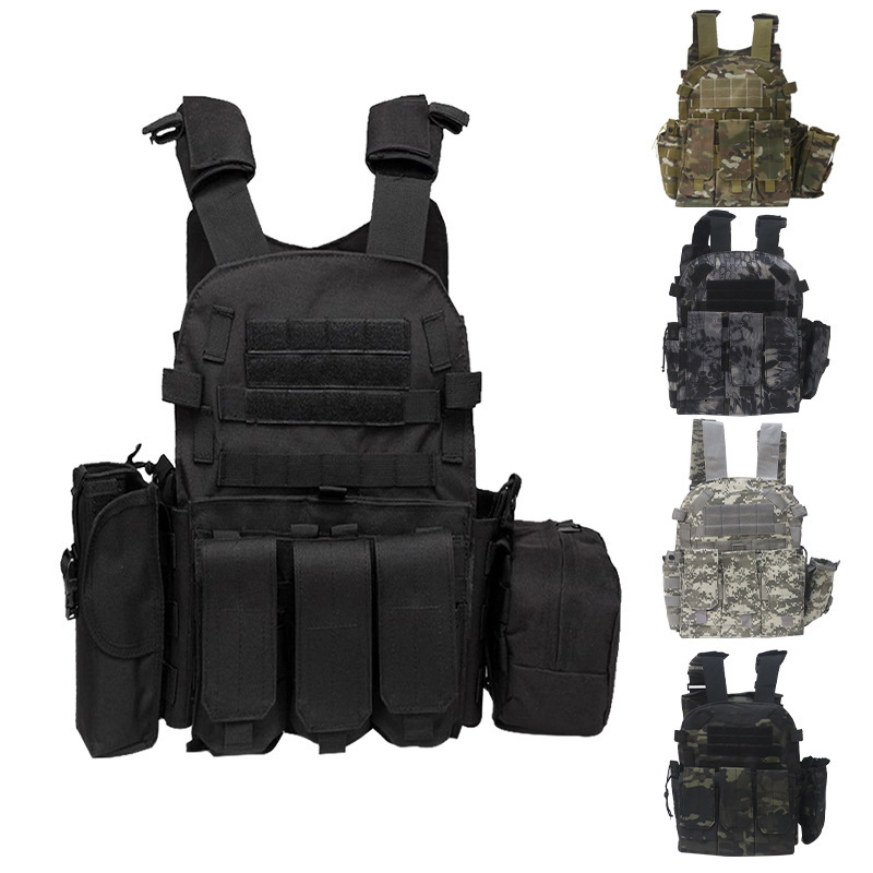 Tactical Vest 6094 Combination Training Tactical Vest Multi-Functional Weight-Bearing Training Clothing Actual Export Outdoor Quick Release