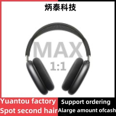 Apple Android Huaqiangbei ヘッドマウント Max ワイヤレスノイズリダクション Bluetooth ヘッドセットヘッドセット p9max 磁気メッシュに適しています。