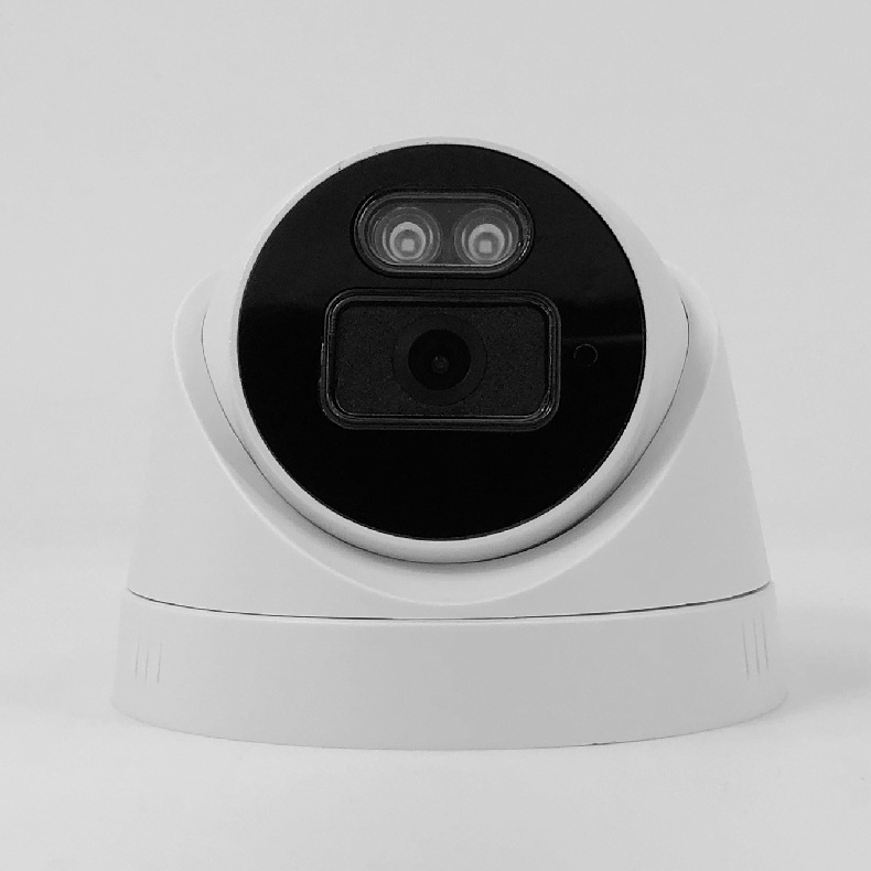 POE摄像头 500万像素网络摄像机 网线供电半球 5MP POE IP CAMERA