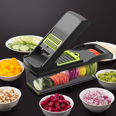 Self-designed Amazon best-selling vegetable cutting tool multi-functional dicing and shredding grater for home kitchen grating