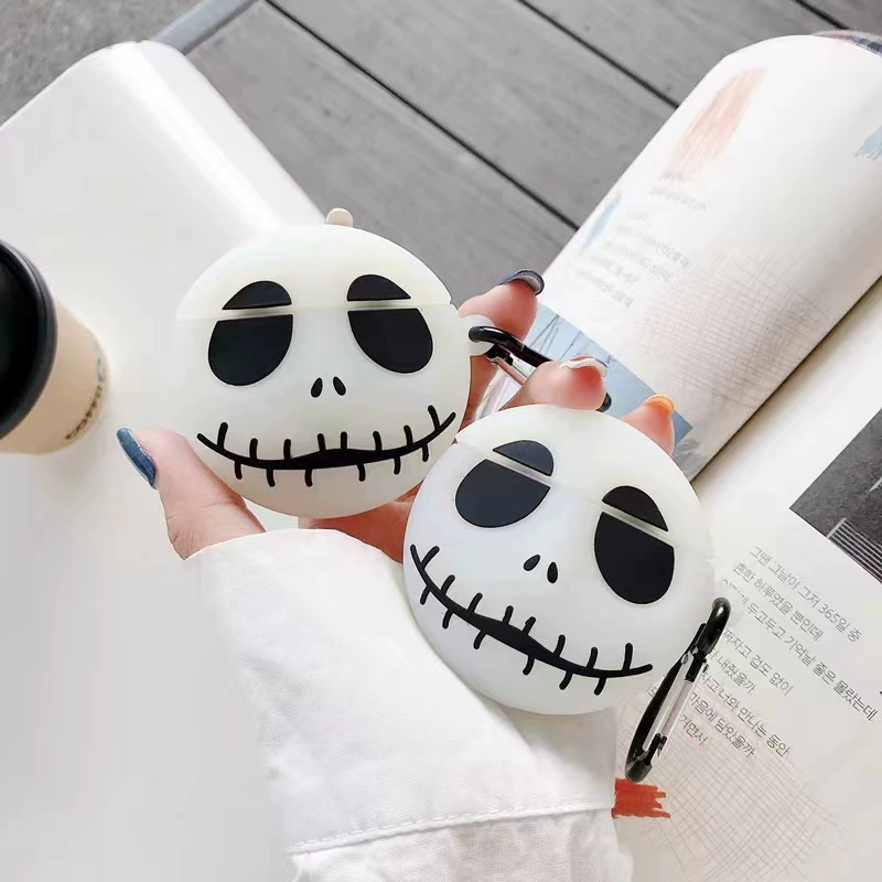 Защитный чехол Cartoon для Apple AirPods 1/2/Pro/3 — силиконовый брелок, совместим с беспроводной зарядкой