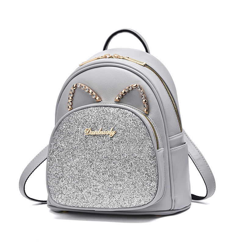 [Bolso de mujer] 2025 nuevo estilo en la universidad mochila encantadora mochila de alta capacidad mochila de moda