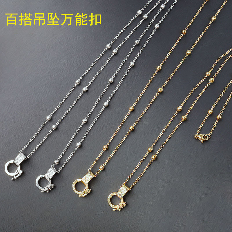 New Thailand Buddha brand chain quick release buckle listing convenient single hanging fine chain wholesale supplier