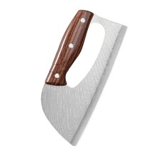 不锈钢省力刀批覆柄菜刀不锈钢激光纹切片刀女士家用省力刀切菜刀