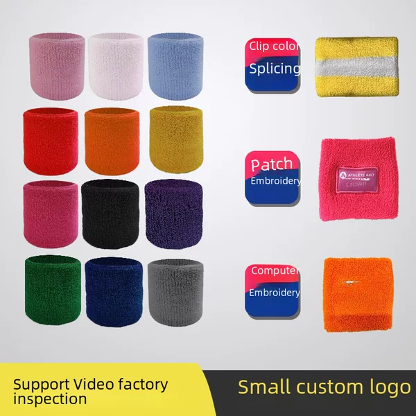 Sports Wristbands for Men and Women Fitness Basketball Breathable Warm Wristbands Outdoor Badminton Running Towel Wristbands Wholesale