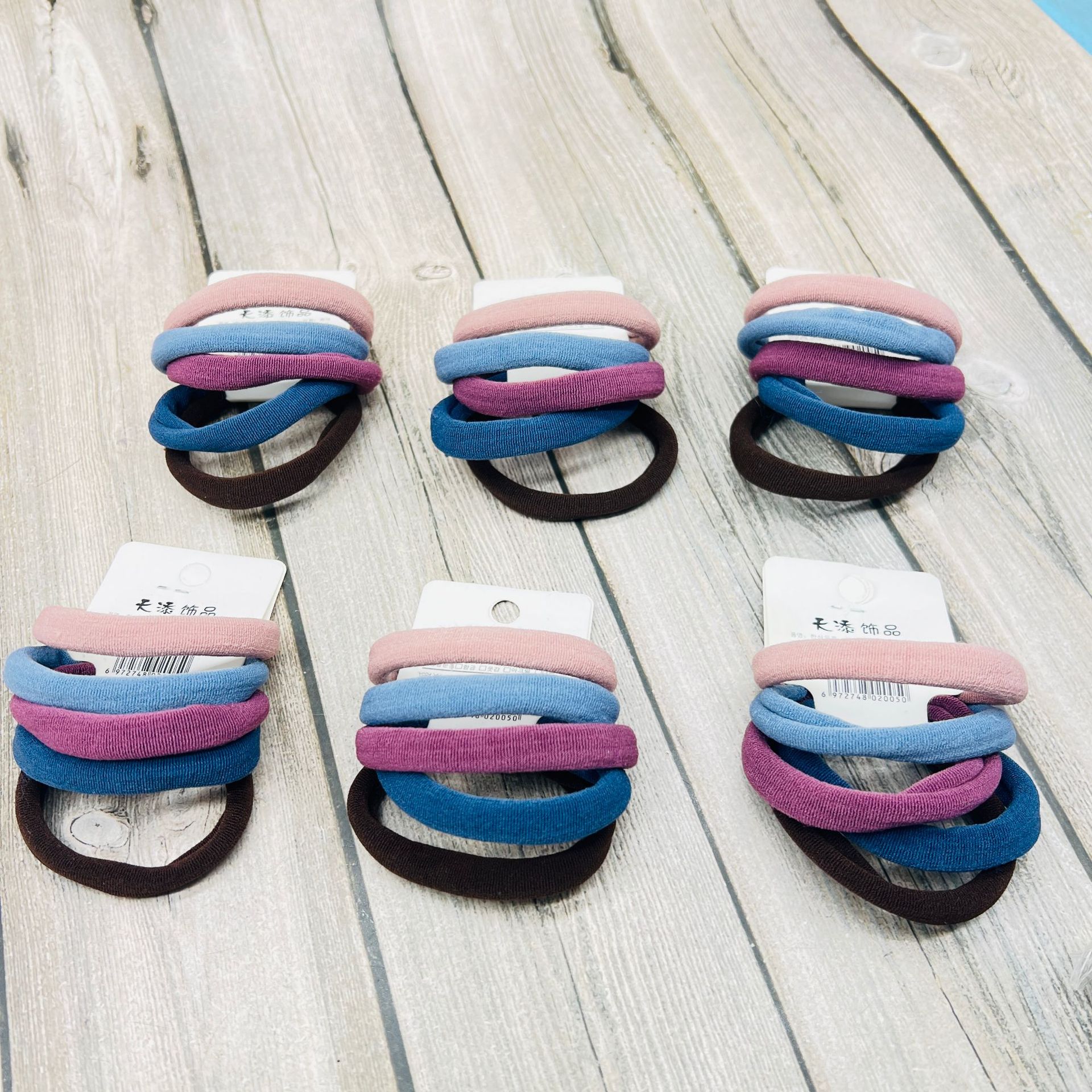 Gomas para el pelo coreanas – alta elasticidad, 8 unidades por pack, calidad económica