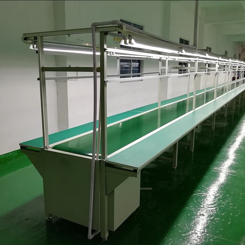 ハーネス組立ライン電子工場生産ライン作業場組立ラインベルトライン作業台倍速引き|undefined