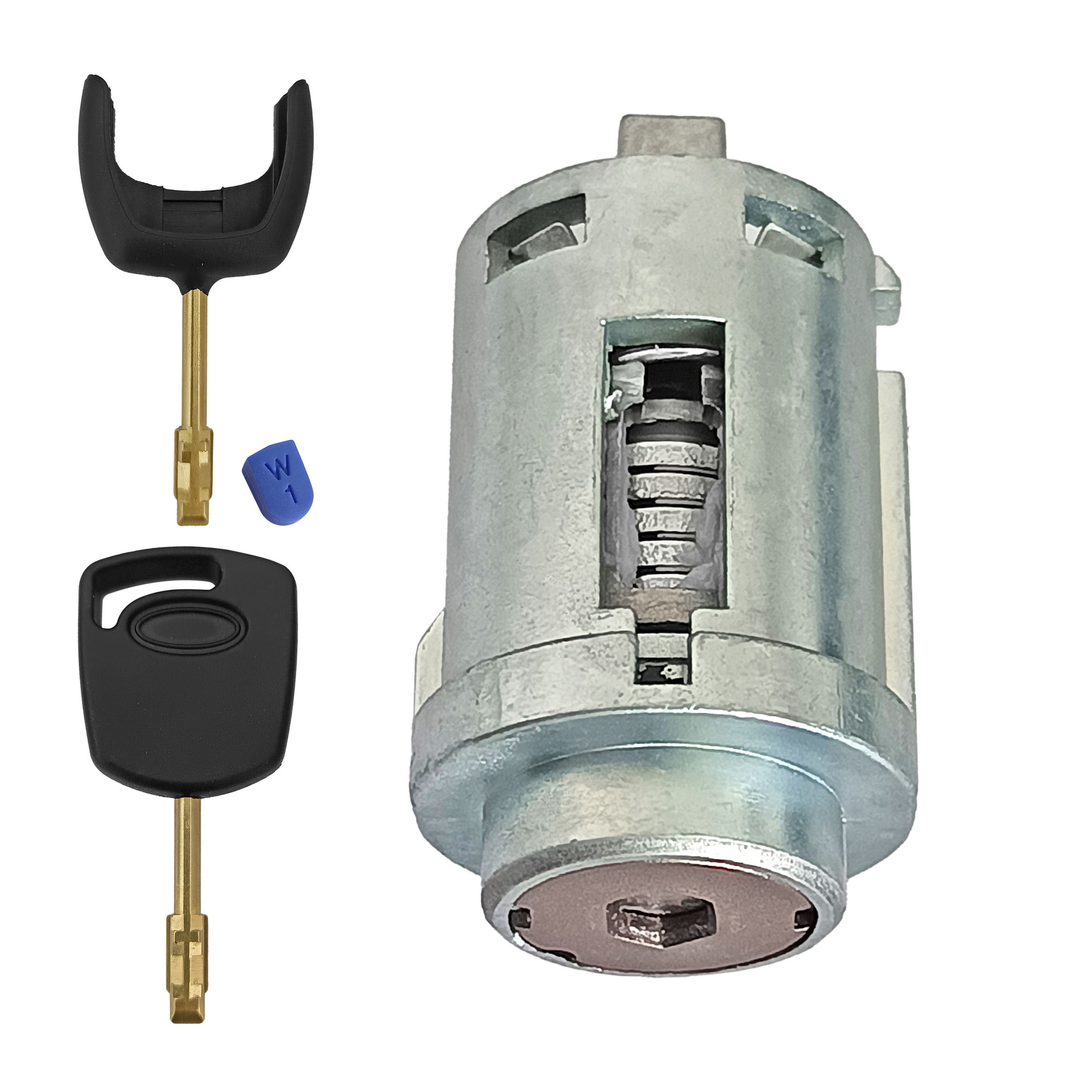 Para Ford Old Mondeo Cerradura de la puerta izquierda 2 llaves Mondeo Cerradura central accesorios de automóviles