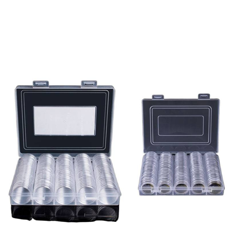 Caja de protección de monedas conmemorativas, caja de monedas, caja redonda, caja de almacenamiento de monedas, estación independiente al por mayor, AliExpress, Zhao Zhili, transfronterizo.