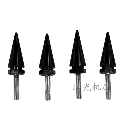 Motorcycle front windshield: Screw Road Double Light - 98-24-black-dual-lights-gliding