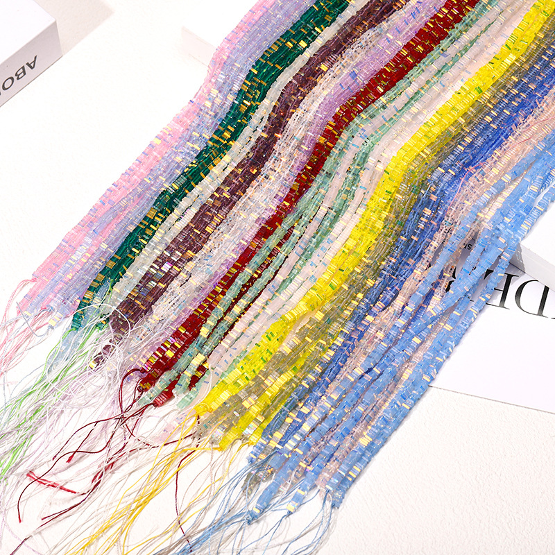 2024 New Small Cube Small Porapy AB Color Glass Fang Fang Beads…
