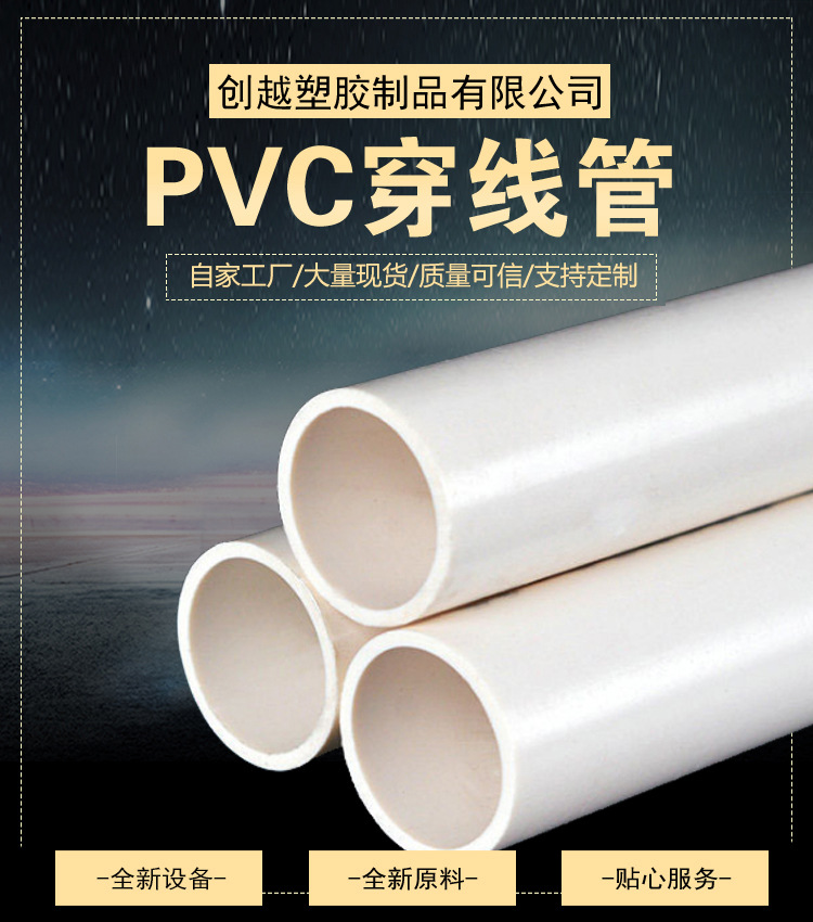 电工套管 pvc25穿线管白色 电线管家装PVC预埋20电力套管-阿里巴巴