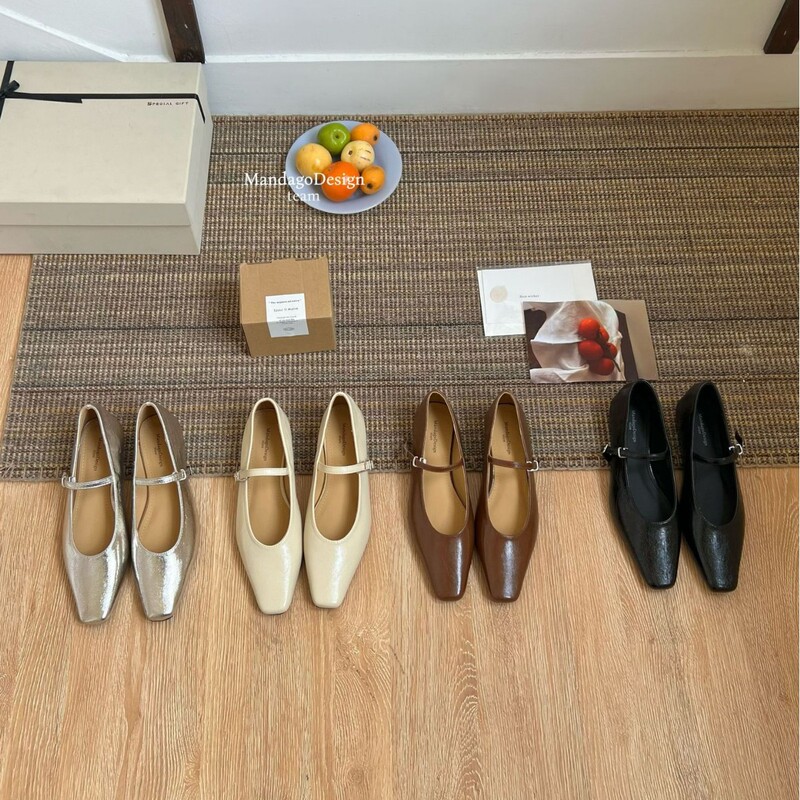 Guangzhou dropshipping 2026 spring-summer new Korean-style single shoes, commuter shoes, fashionable and simple Mary Jane shoes, pointed-toe shoes for women Guangzhou dropshipping 2026 spring-summer new Korean-style single shoes, commuter shoes, fashionable and simple Mary Jane shoes, pointed-toe shoes for women