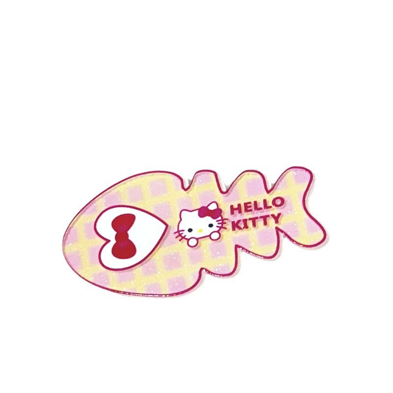新款猫咪鱼骨发夹可爱甜美少女心卡通刘海边夹头饰卡子女新鸭嘴夹|undefined
