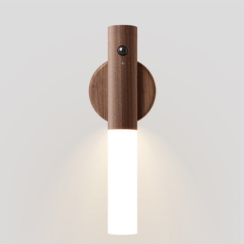 Good stick light night light USB charging with storage base human body sense cabinet wardrobe light wall lamp LED table lamp