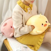 冬天暖手抱枕插手玩偶手捂毛绒玩具冬季可爱女孩卡通女生公仔娃娃
