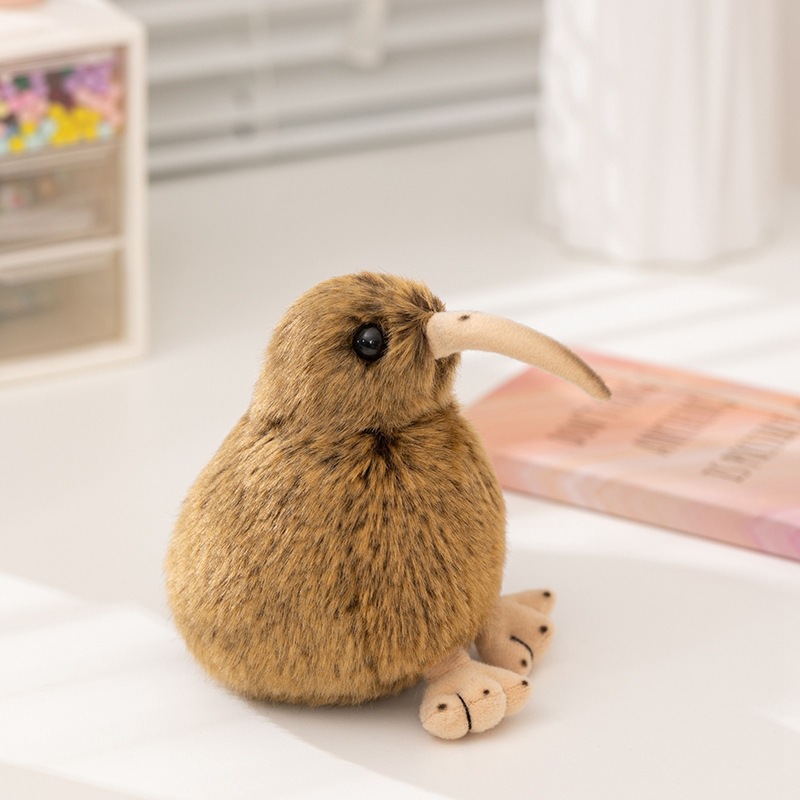 Simulación transfronteriza pájaro extraño muñeca pájaro nacional de Nueva Zelanda varios juguetes de peluche pájaro adorable muñeca de tela image 4