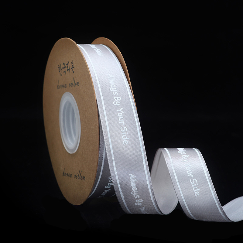 2,5 cm cinta de embalaje de flores cinta de embalaje de regalo al por mayor vendaje decorativo pastel hornear impresión cinta dulce