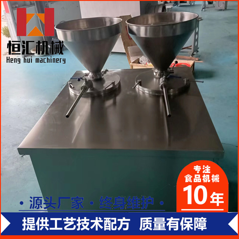 厂家液压灌肠机 新款不锈钢商用灌装机 香肠腊肠哈红肠灌装机价格