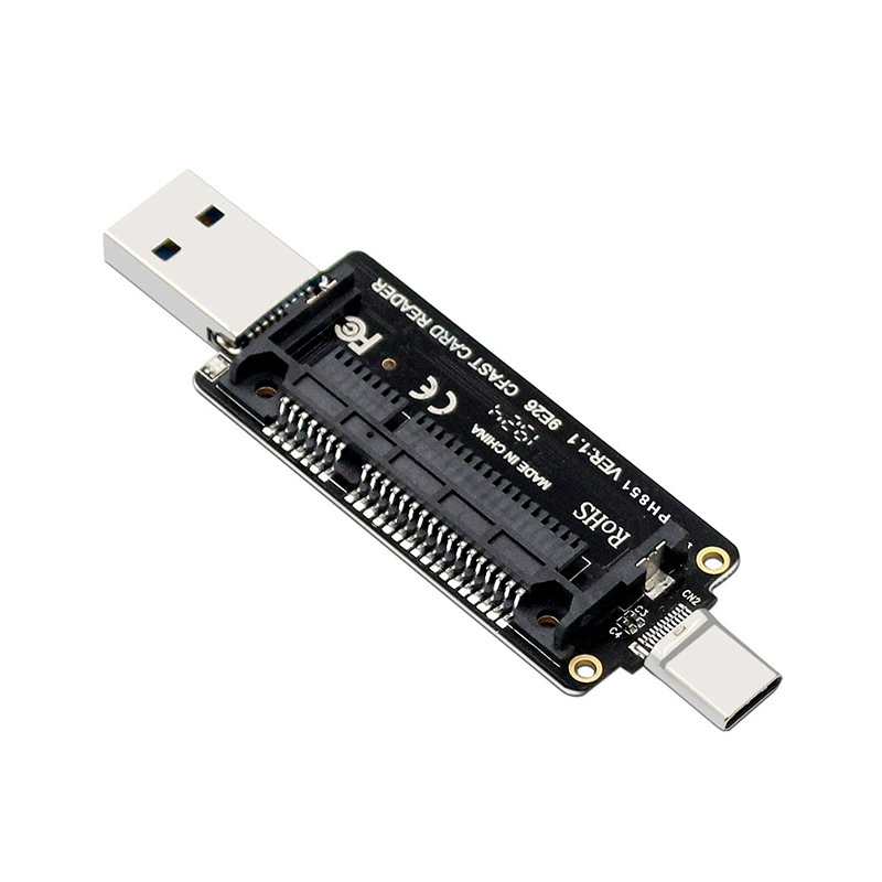USB3.1, Type-C, двойной интерфейс CFЕ высокоскоростной картридер USB3.1, Type-C, передача CFЕ на CF