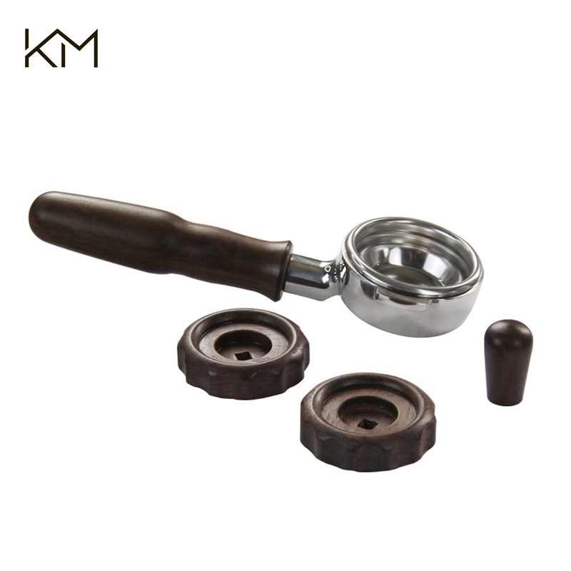 ROCKET coffee machine modified accessories gift box ROCKET coffee machine R58 bottomless handle 304 sour wood set