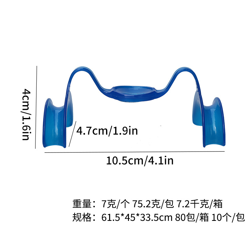 Tipo M abridor de boca desechable en forma de arco de bloqueo de la lengua expansor de boca de apoyo oral Dispositivo de boca ancha accesorios al por mayor