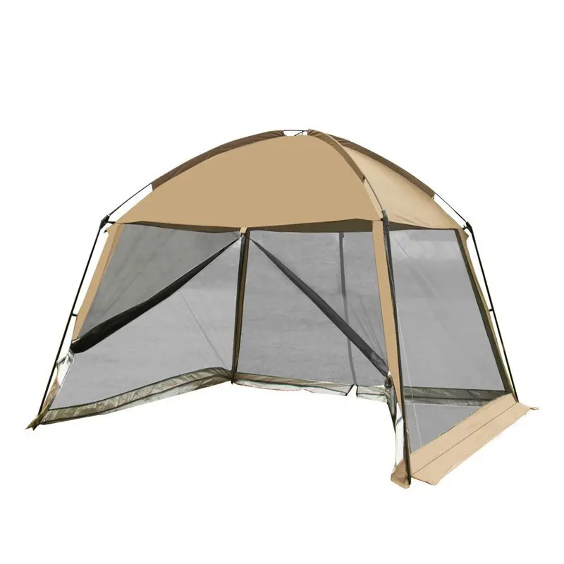 Una sola solare al aire libre tipo gran espacio mosquiteros sombrilla protector solar mosquiteros malla camping camping tent