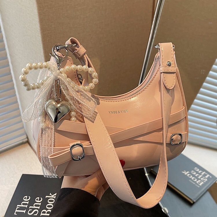 This Year's Popular Retro Fashion Spring and Summer New Work and Work Clothing Crescent Bag Women's 2025 Niche Texture Single Shoulder Women's Bag