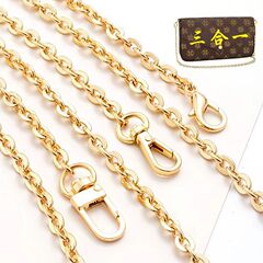 老花小マージャン包チェーン部品肩ベルト斜めショルダーバッグチェーン部品単買金属鎖三合一平O