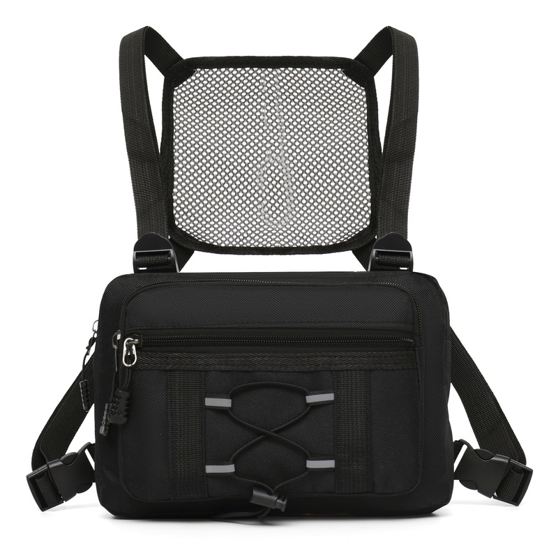 2021 Men's Multifunctional Tactical Chest Bag, Crossbody Shoulder Bag, Military Camouflage Chest Backpack, Trendy Men's Single Shoulder Bag