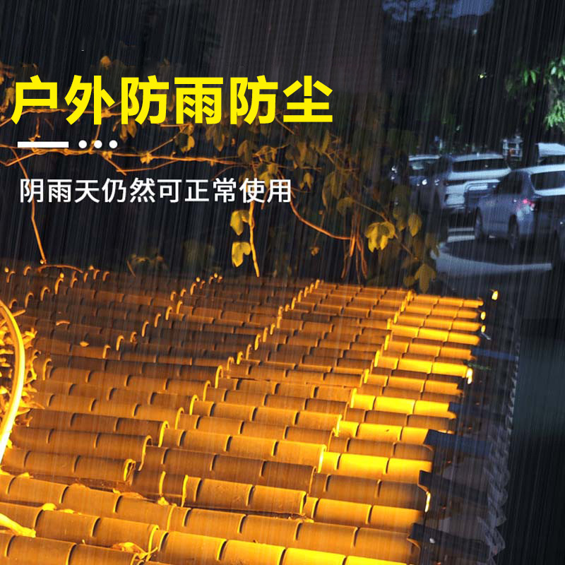 LED lámpara corrugada al aire libre techo antiguo edificio a prueba de agua luna iluminación ingeniería solar lámpara de azulejos fabricantes al por mayor