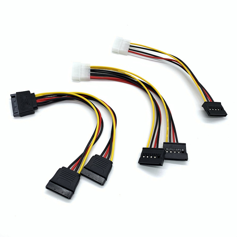 SATA power cord serial port power cord D-type 4-pin to sata power cord serial port one minute two IDE hard disk cable