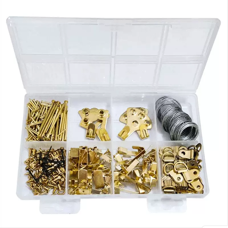 相框五金配件画框五金挂钩五金加强挂钩五金挂钩套件跨境专供背板