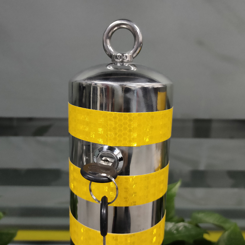 厂家加工加厚不锈钢活动警示柱可拆卸防撞柱移动分隔路桩 止车柱