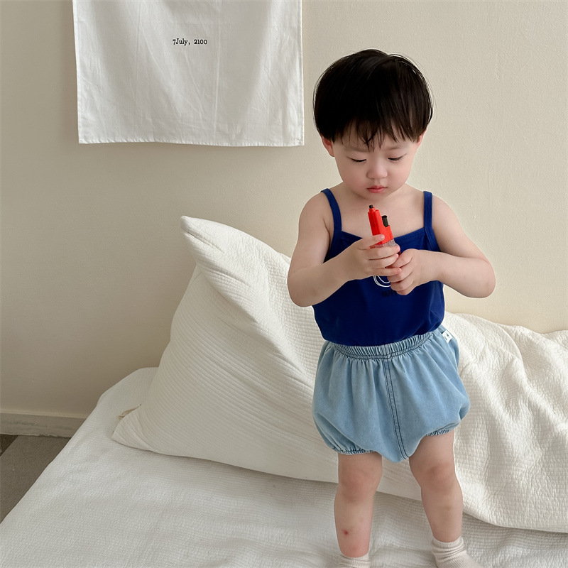 Camiseta de niños con cabina de verano delgada ropa de niños coreana ropa de bebé ropa de verano para niños