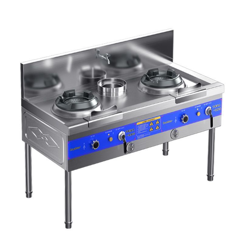 猛火灶灶台燃气灶商用饭店静音节能煤气风机熄火保护液化气