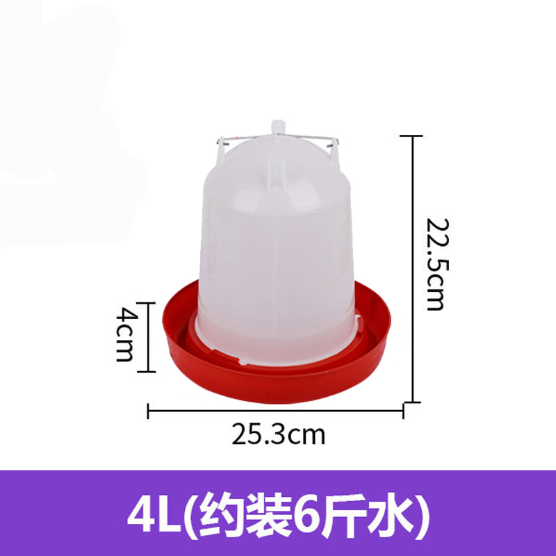 Nuevo tipo de pollo de agua automática transfronteriza Amazonas pollo fregadero de plástico engrosado cubículo de agua potable agua potable image 8