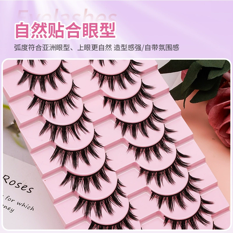 Dense false eyelashes, comics for eyelashes, internet celebrity, cosplay