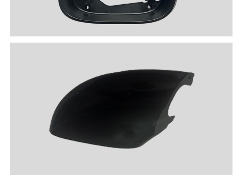 Suitable for Volkswagen Mettewei T5T6 Reversing Mirror Lens Housing Rearview Mirror Bottom Shell Reflector Frame Mirror Frame Upper Shell