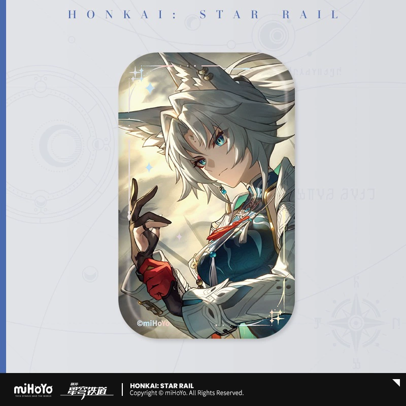 Коллекционный значок (Honkai: Star Rail) — персонаж, цветной картон на подложке, одиночный