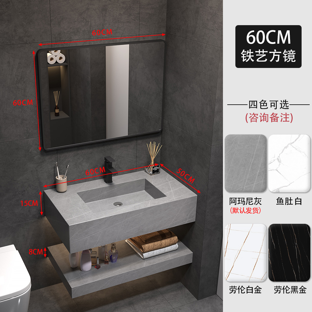 Espejo cuadrado de 0,6 m