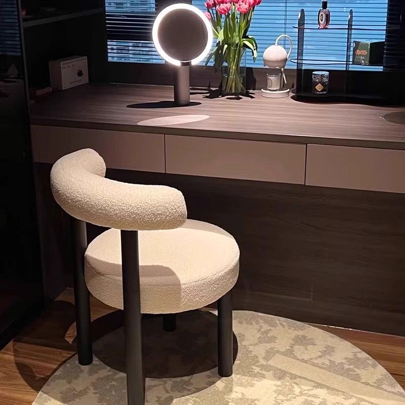 Internet Celebrity Makeup Chair, Home Light Luxury Chair, Designer Leisure Dining Chair, Modern Minimalist Girls' Bedroom Living Room Chair