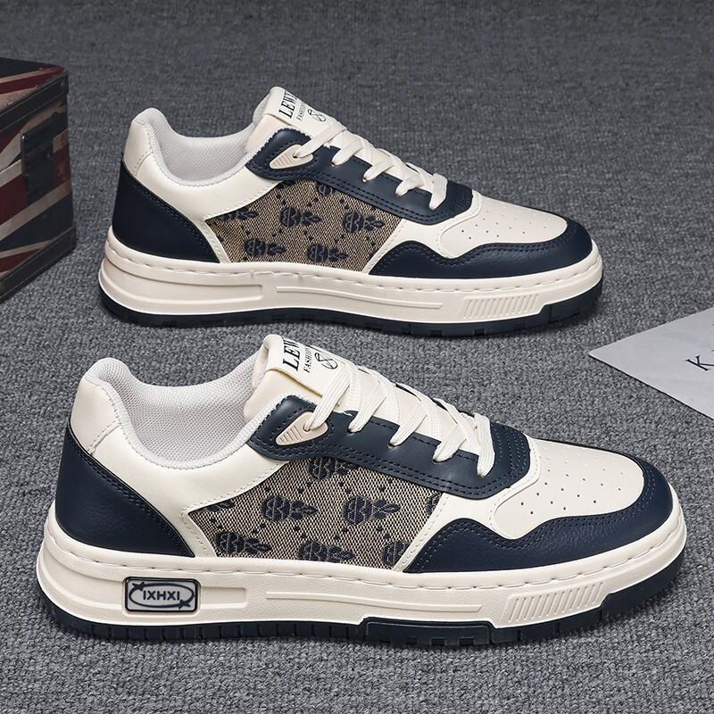 Men's Casual Sneakers New Fashion 2026 Non-Slip Versatile Trendy Shoes Thick-Soled Sports Round-Toe Men's Shoes Autumn European Style Men's Casual Sneakers New Fashion 2026 Non-Slip Versatile Trendy Shoes Thick-Soled Sports Round-Toe Men's Shoes Autumn European Style